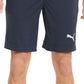 Shorts de basquete Puma Drycell 10 masculino, azul, tamanho XX-G