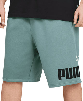 Shorts Puma Masculino Mineral Blue Big Fleece Logo Azul Tamanho XX-G