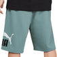 Shorts Puma Masculino Mineral Blue Big Fleece Logo Azul Tamanho XX-G