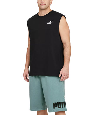 Shorts Puma Masculino Mineral Blue Big Fleece Logo Azul Tamanho XX-G