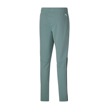 Calça de moletom Puma Contrast Panel Masculina Azul Tamanho X-G