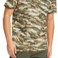 Camiseta Puma Camuflada Masculina Verde Tamanho Grande