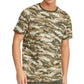 Camiseta Puma Camuflada Masculina Verde Tamanho Grande