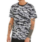 Camiseta camuflada masculina Puma preta tamanho X-G