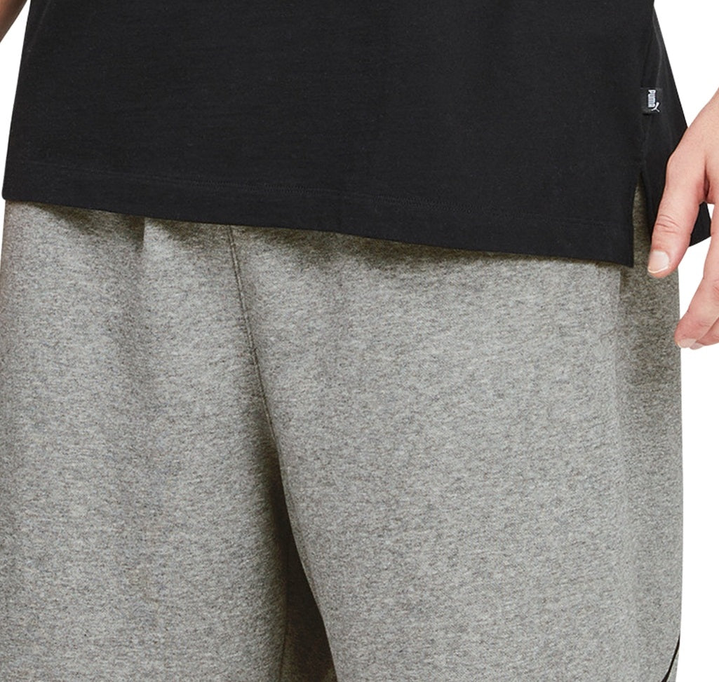 Shorts Puma Big Logo Fleece Masculino Cinza Tamanho 15.5