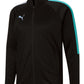 Jaqueta Puma Speed ​​Moisture Wicking Full Zip Logo Masculina Preta Tamanho P