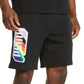 Shorts Puma Pride Regular Fit 8 French Terry Masculino Preto Tamanho Médio