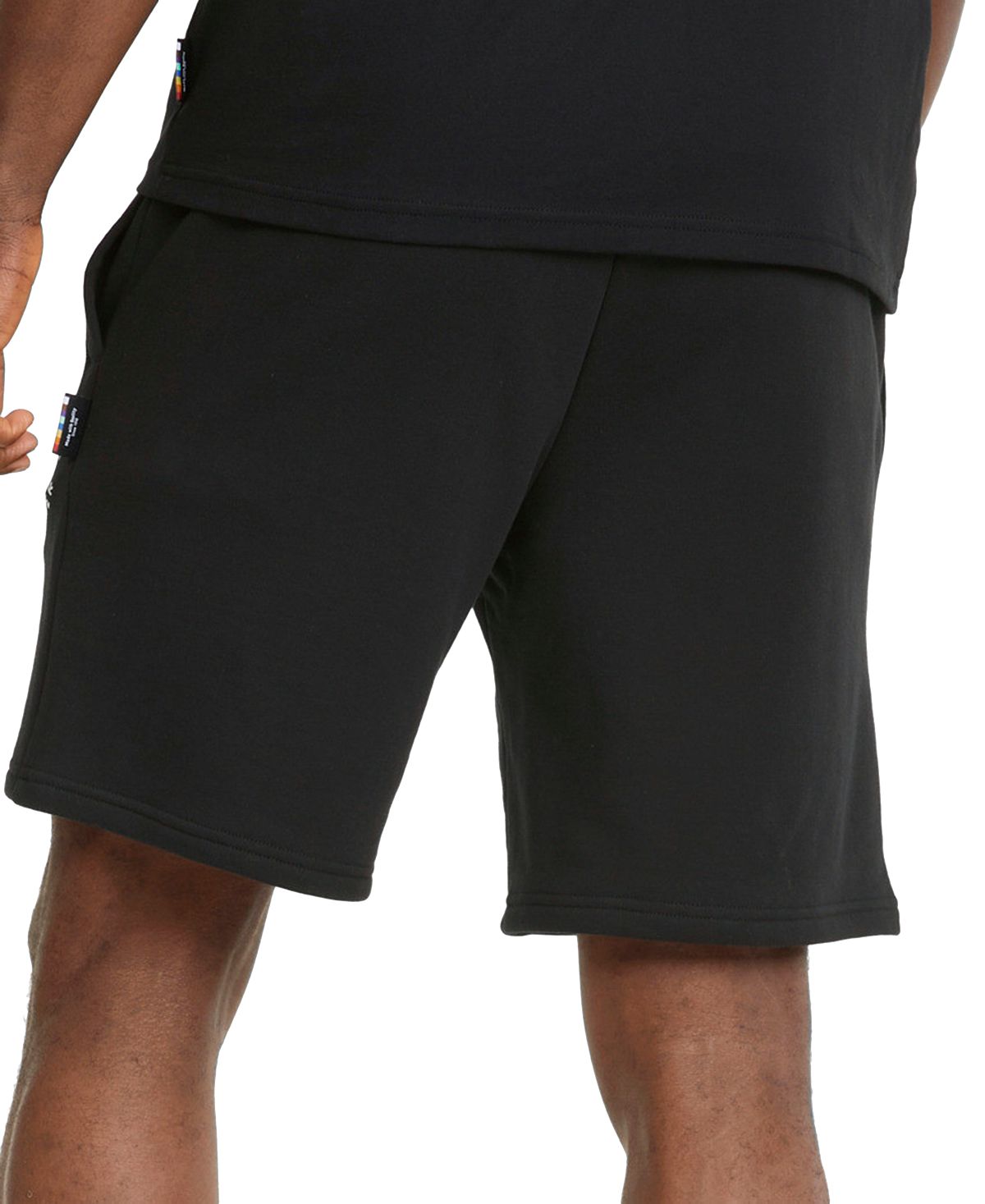 Shorts Puma Pride Regular Fit 8 French Terry Masculino Preto Tamanho Médio