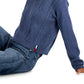 Suéter Tommy Jeans Feminino Cable Knit Azul Tamanho X-G