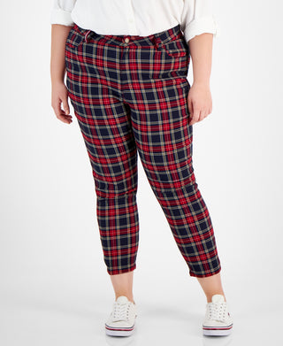 Calça Skinny Tribeca Feminina Tommy Hilfiger Azul Tamanho 22W