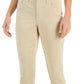 Calça skinny feminina Tommy Hilfiger de veludo cotelê marrom, tamanho 4
