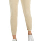 Calça skinny feminina Tommy Hilfiger de veludo cotelê marrom, tamanho 4