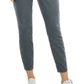 Calça skinny de veludo cotelê feminina Tommy Hilfiger cinza tamanho 12