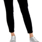 Calça skinny de veludo cotelê feminina Tommy Hilfiger preta tamanho 10
