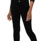 Calça skinny de veludo cotelê feminina Tommy Hilfiger preta tamanho 2