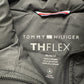 Casaco acolchoado com capuz e acabamento em pele sintética Tommy Hilfiger feminino, preto, tamanho médio