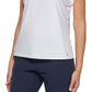 Tommy Hilfiger Blusa Feminina Manga Curta Epaulet Branca Tamanho P