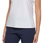 Tommy Hilfiger Blusa Feminina Manga Curta Epaulet Branca Tamanho XS
