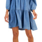Vestido Tommy Hilfiger Feminino Azul Tamanho Médio