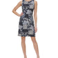 Vestido tubinho feminino Tommy Hilfiger Bali Patchwork Azul Tamanho 6 Petite