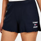 Shorts Tommy Jeans Feminino Waffle Knit Azul Tamanho Médio