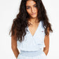 Macacão Tommy Jeans Feminino Azul Tamanho X-G