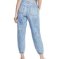 Calça cargo feminina Tommy Jeans Cotton Denim Azul Tamanho 29