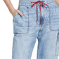 Calça cargo feminina Tommy Jeans Cotton Denim Azul Tamanho 29