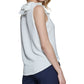 Blusa Tommy Hilfiger Feminina Crinkle Woven com Babados, Branca, Tamanho Grande