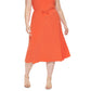 Vestido feminino Tommy Hilfiger Halter Fit &amp; Flare Laranja Tamanho 4