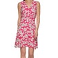 Vestido envelope falso estampado Inkwell feminino Tommy Hilfiger, rosa, tamanho 14