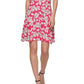 Vestido envelope falso estampado Inkwell feminino Tommy Hilfiger, rosa, tamanho 14