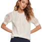 Blusa Tommy Hilfiger Feminina Manga Bufante Branca Tamanho Grande