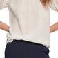 Blusa Tommy Hilfiger Feminina Manga Bufante Branca Tamanho Grande