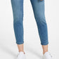 Calça jeans feminina Tommy Jeans cintura média azul tamanho 30