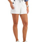 Tommy Hilfiger Shorts Sailor com Cordão Feminino Branco Tamanho X-G