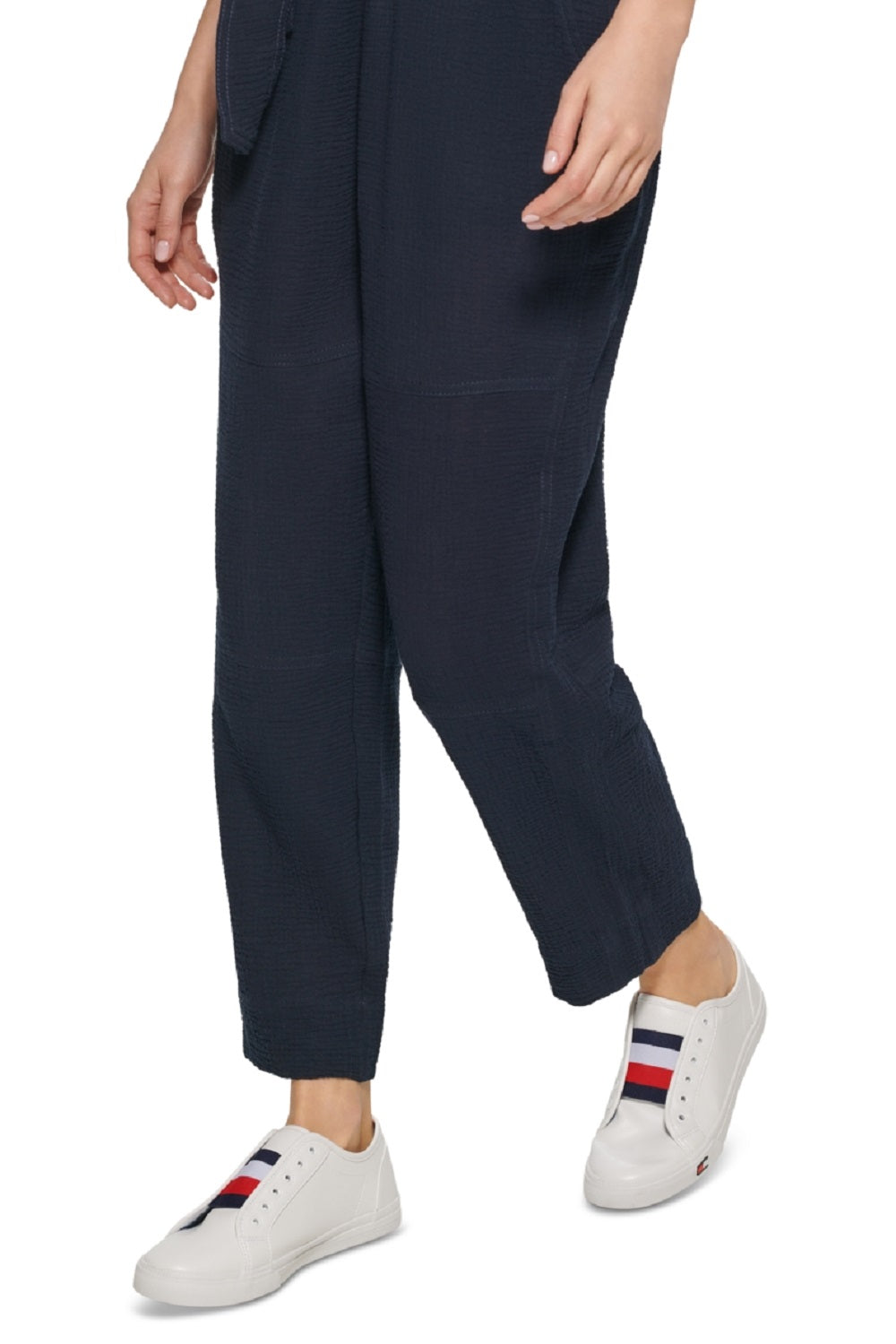 Calça Tommy Hilfiger Feminina com Cinto Azul Tamanho X-G