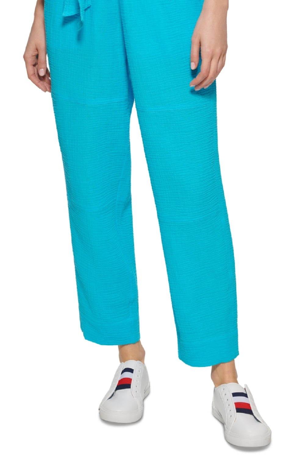 Calça Tommy Hilfiger Feminina com Cinto Azul Tamanho XG