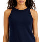 Tommy Hilfiger Suéter Feminino Sem Mangas Crochê Azul Tamanho P