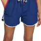 Shorts Tommy Hilfiger Toalha Terry Feminino Azul Tamanho X-G