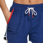 Tommy Hilfiger Shorts Toalha Terry Feminino Azul Tamanho Médio