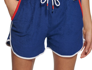 Tommy Hilfiger Shorts Toalha Terry Feminino Azul Tamanho Médio