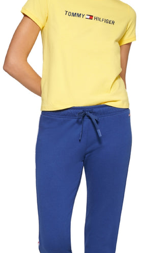 Camiseta Tommy Hilfiger Sport Logo Feminina Amarela Tamanho XXG