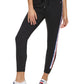 Calça de moletom feminina Tommy Hilfiger Classic Slim Fit preta, tamanho XX-G