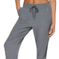 Calça de moletom feminina Tommy Hilfiger cinza tamanho grande