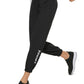 Calça jogger feminina Tommy Hilfiger Relaxed Fit Preta Tamanho Grande