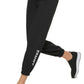 Calça jogger feminina Tommy Hilfiger Relaxed Fit Preta Tamanho P