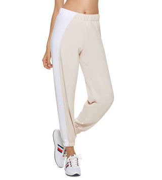 Calça jogger feminina Tommy Hilfiger Relaxed Fit cinza tamanho XS