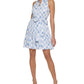 Vestido com cinto estampado xadrez Tommy Hilfiger feminino, azul, tamanho 4