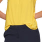 Tommy Hilfiger Blusa Feminina Gola Alta Amarela Tamanho P
